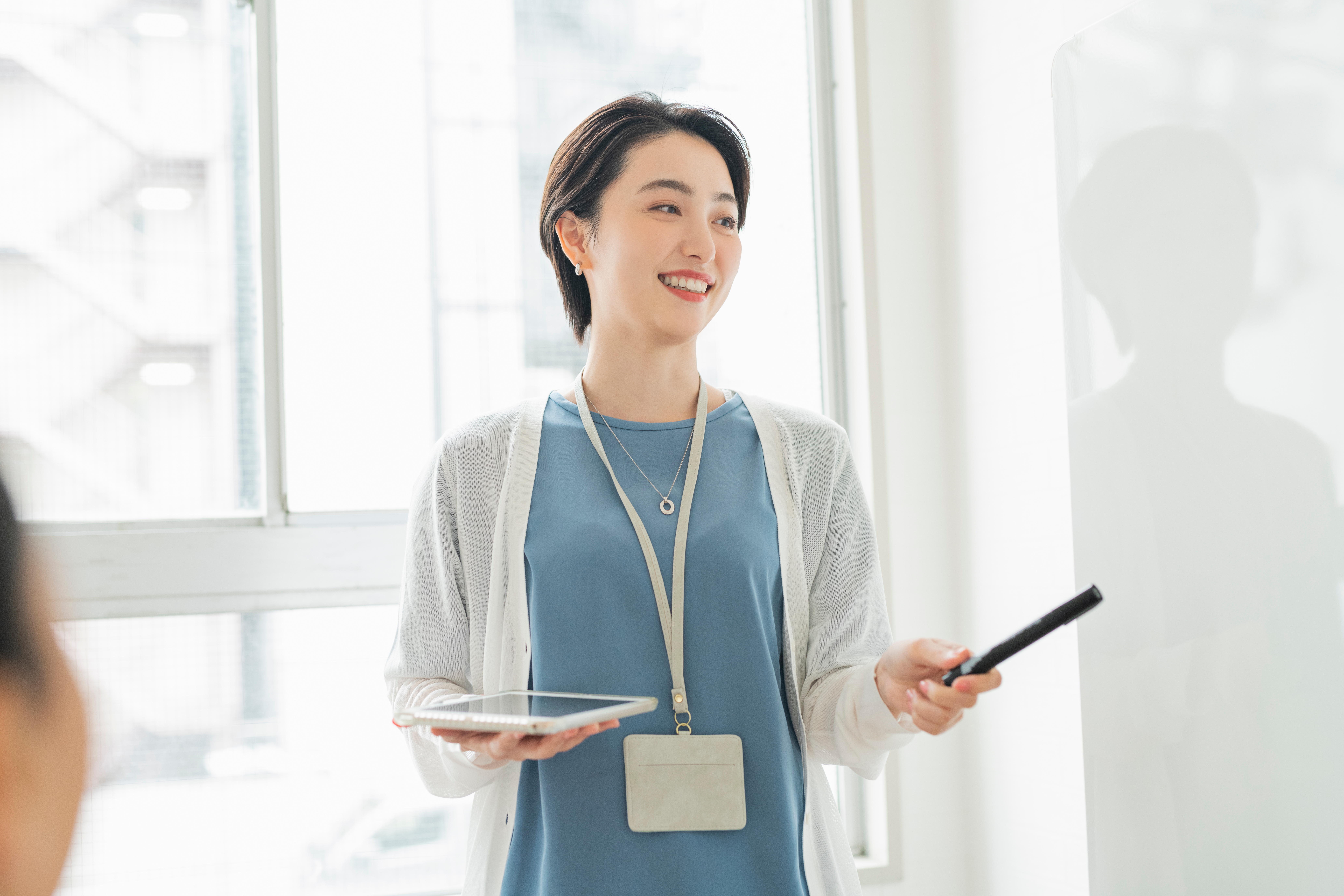 成果物を発表する様子